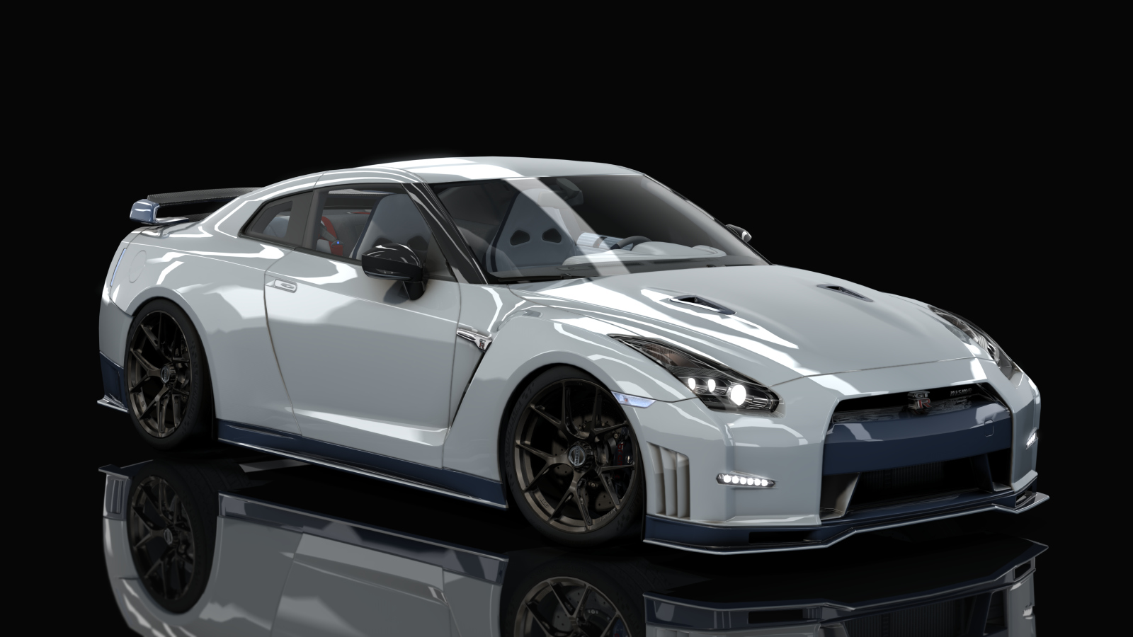 Nissan GT-R FBO, skin 02_white_tan