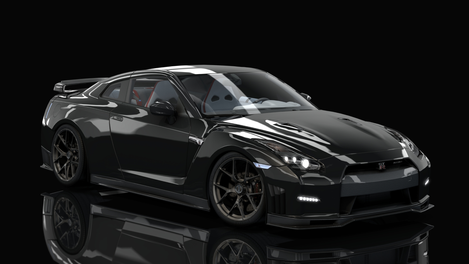 Nissan GT-R FBO, skin carbon