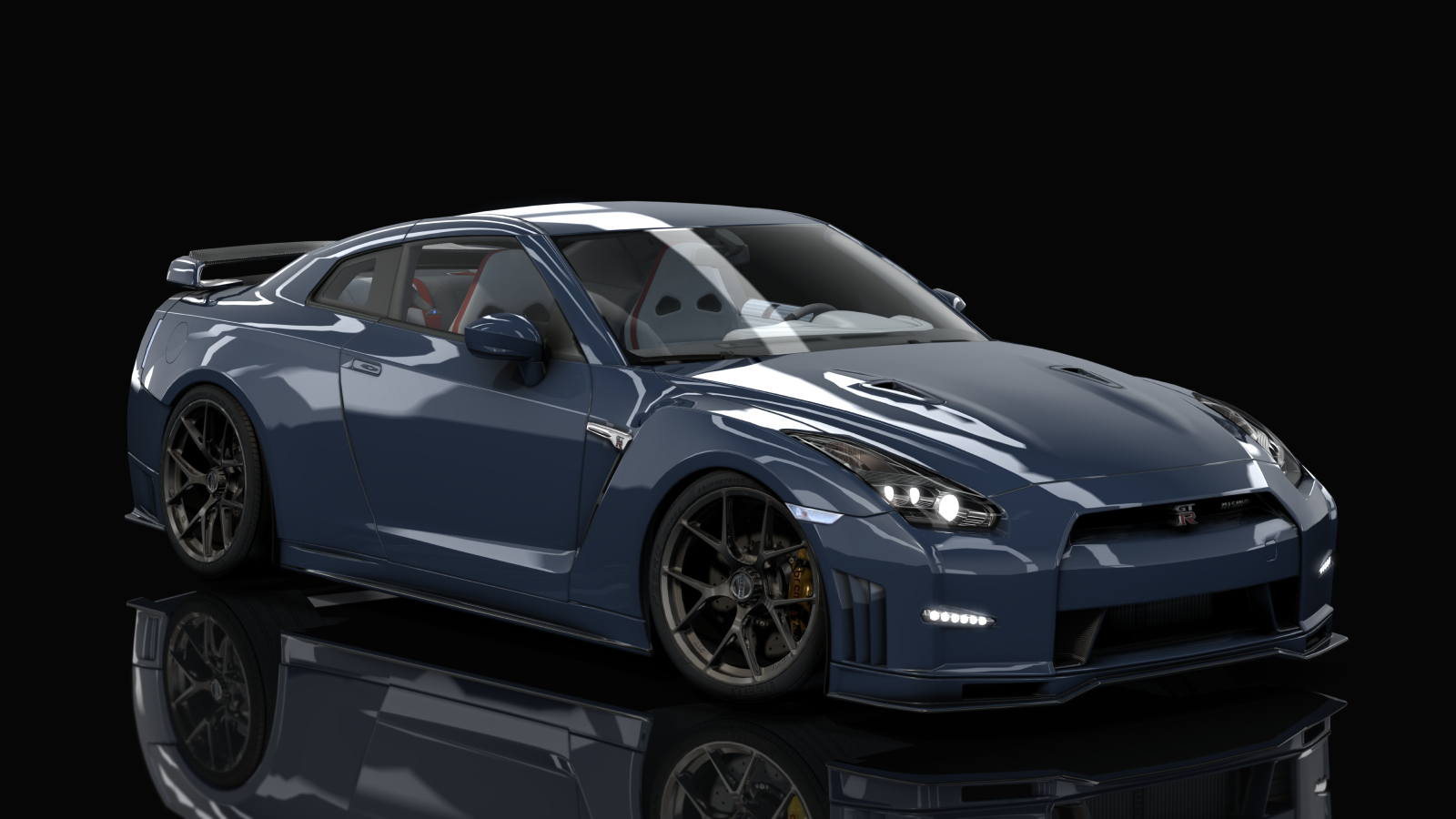 Nissan GT-R FBO, skin slate_violet