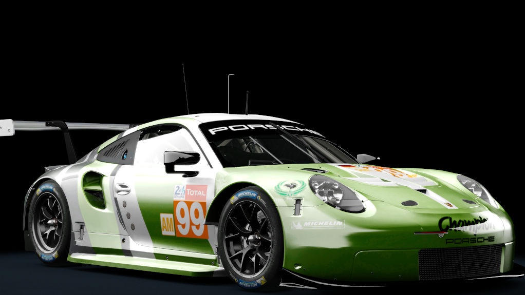 Porsche 911 RSR 2017, skin 99_lemans_proton