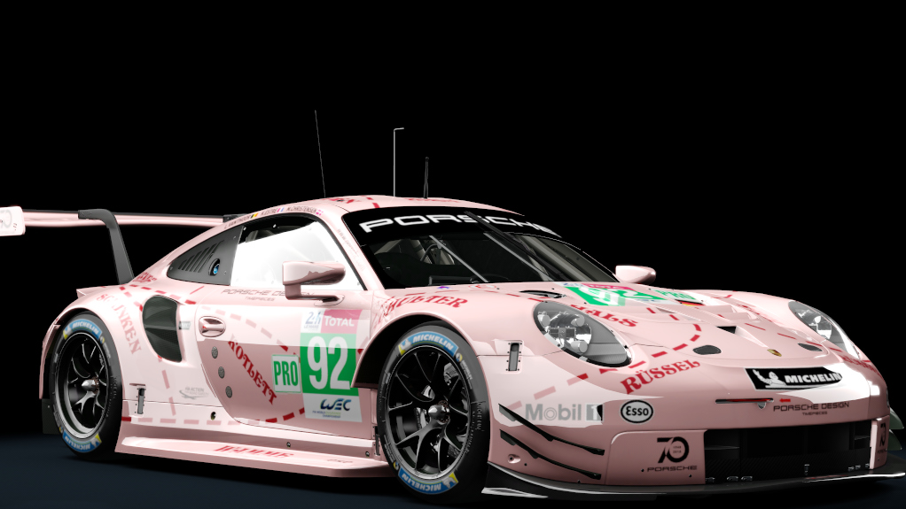 Porsche 911 RSR 2018, skin 2018_24H_Lemans_92