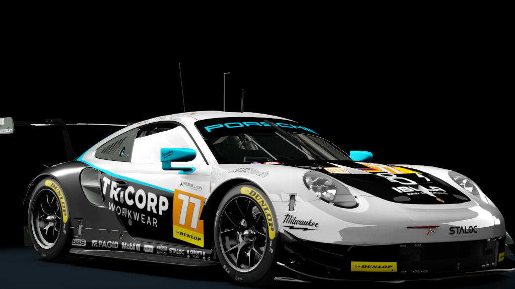 Porsche 911 RSR 2018, skin 2019_ELMS_77_Dempsey_Proton