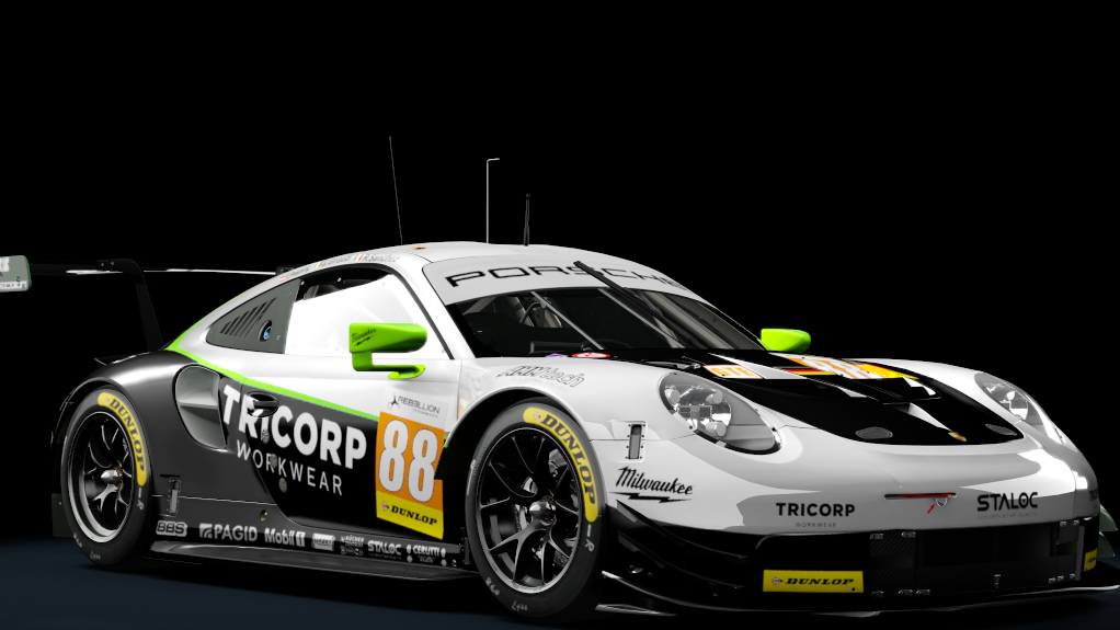 Porsche 911 RSR 2018, skin 2019_ELMS_88_Proton_Competition