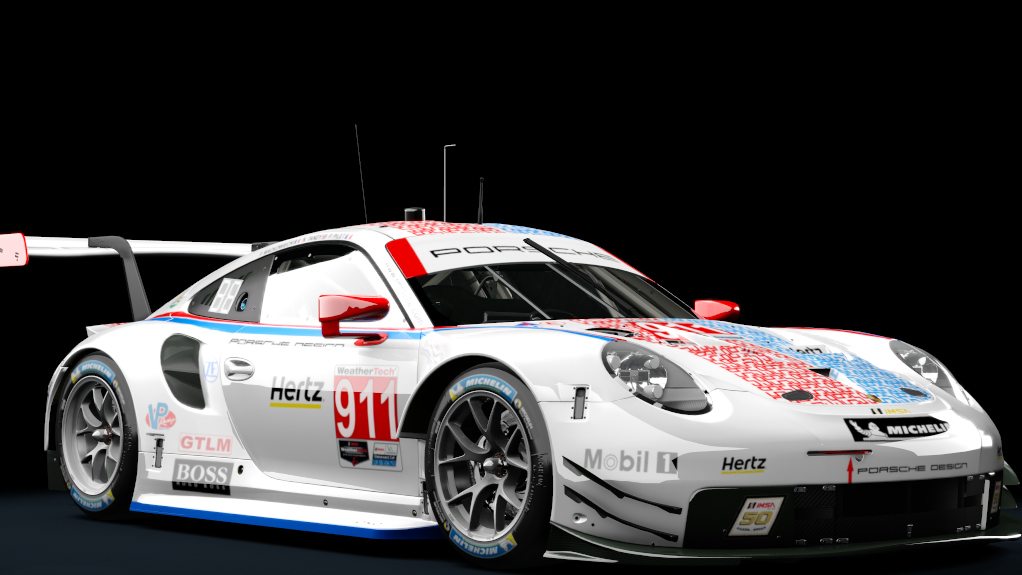 Porsche 911 RSR 2018, skin 2019_IMSA_Rolex24H_911