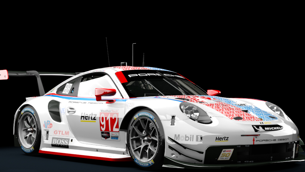 Porsche 911 RSR 2018, skin 2019_IMSA_Rolex24H_912