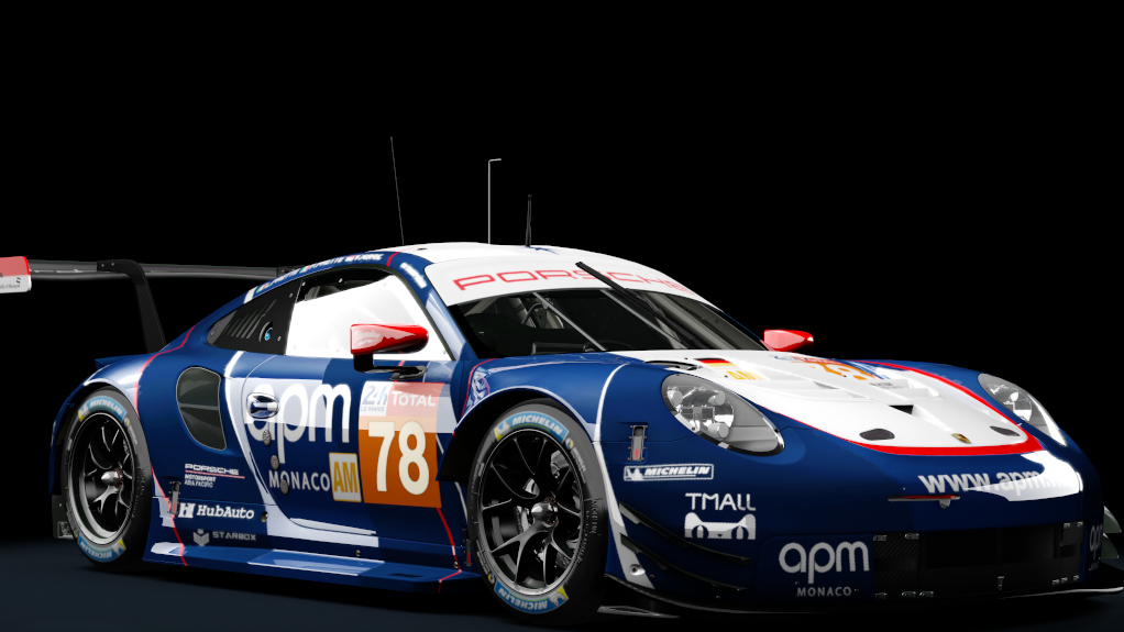 Porsche 911 RSR 2018, skin 2019_Le_Mans_24h_78