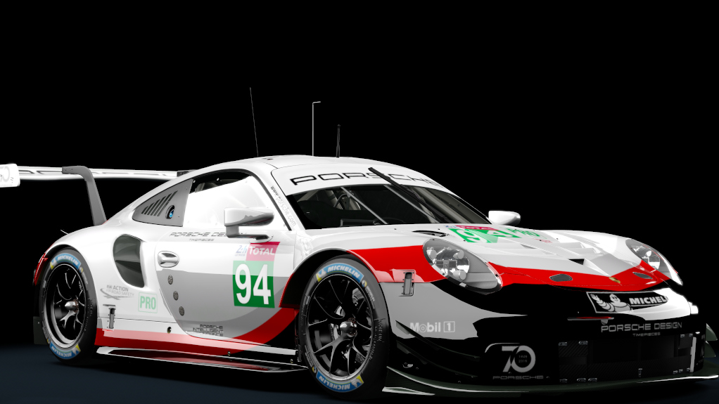 Porsche 911 RSR 2018, skin LeMans_2018_Porsche_94