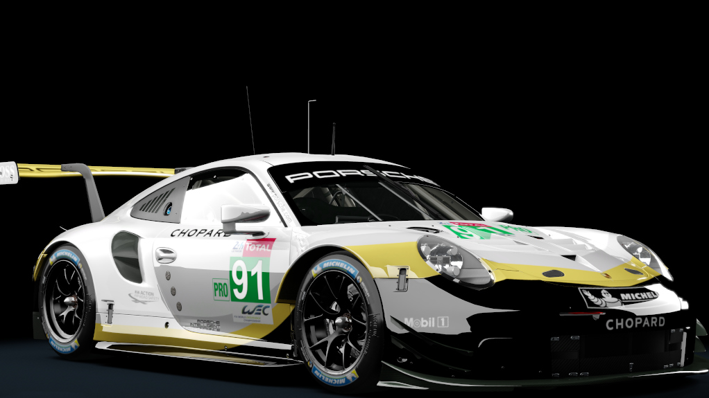 Porsche 911 RSR 2018, skin LeMans_2019_Porsche_91