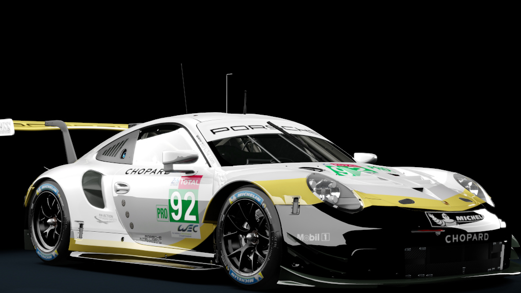 Porsche 911 RSR 2018, skin LeMans_2019_Porsche_92