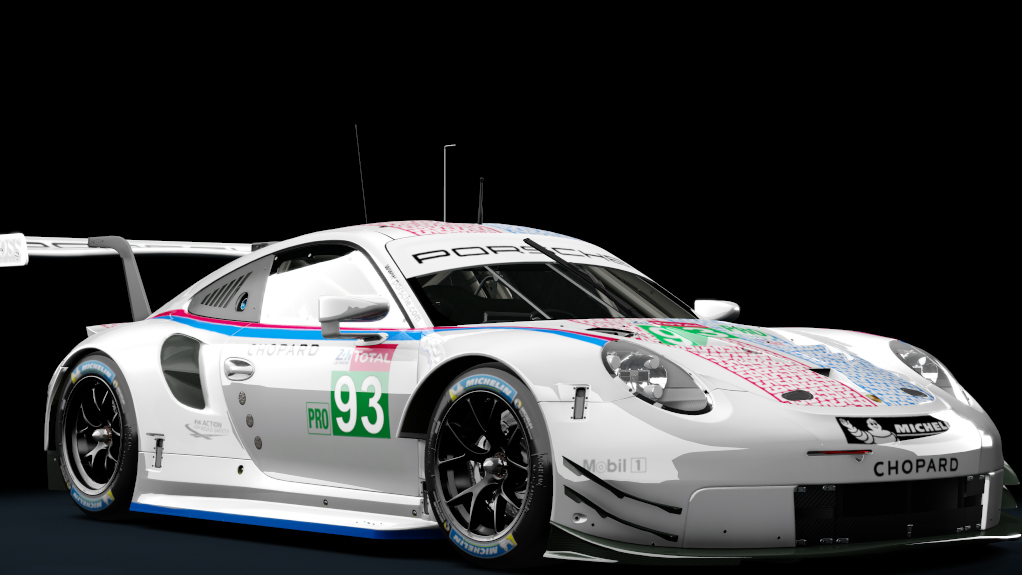 Porsche 911 RSR 2018, skin LeMans_2019_Porsche_93