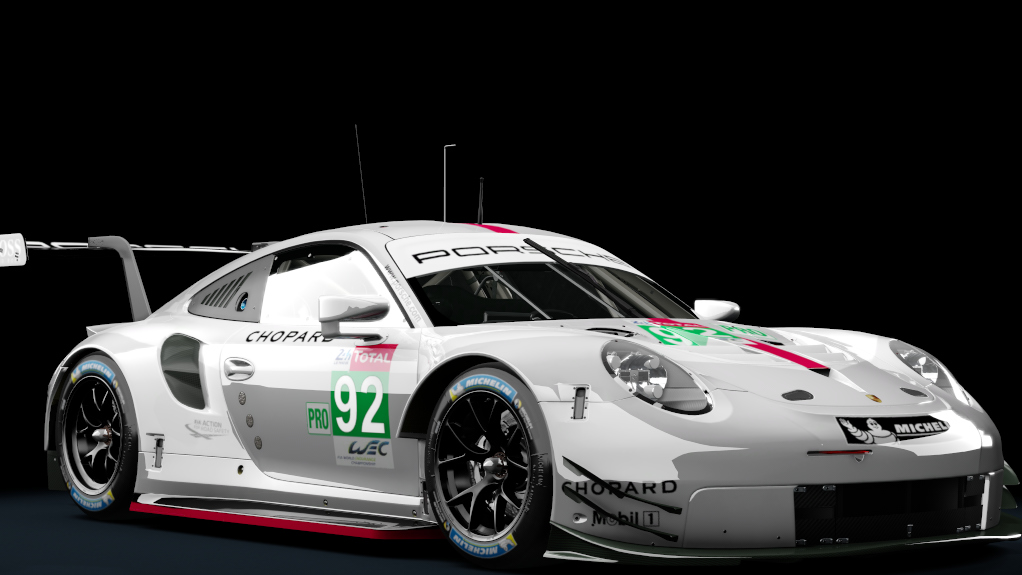 Porsche 911 RSR 2018, skin LeMans_2020_Porsche_92
