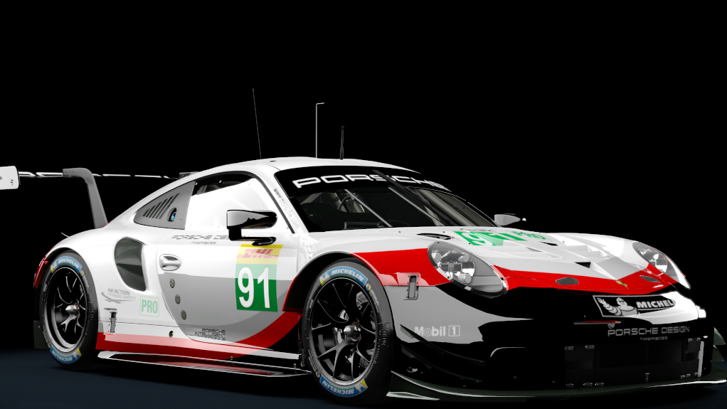 Porsche 911 RSR 2018, skin WEC_2018_Porsche_91