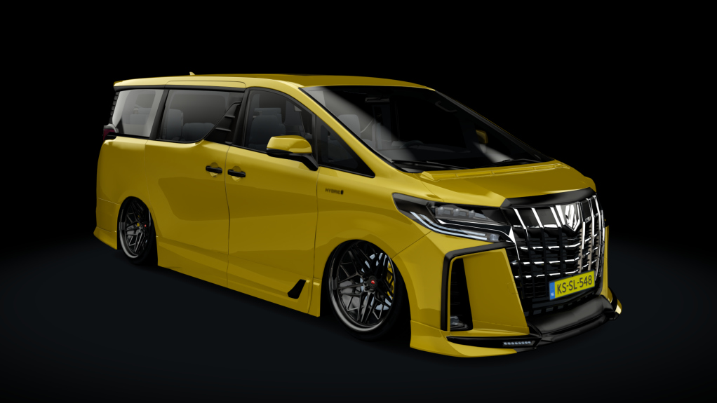 Toyota Alphard HF, skin Kuning Langsat