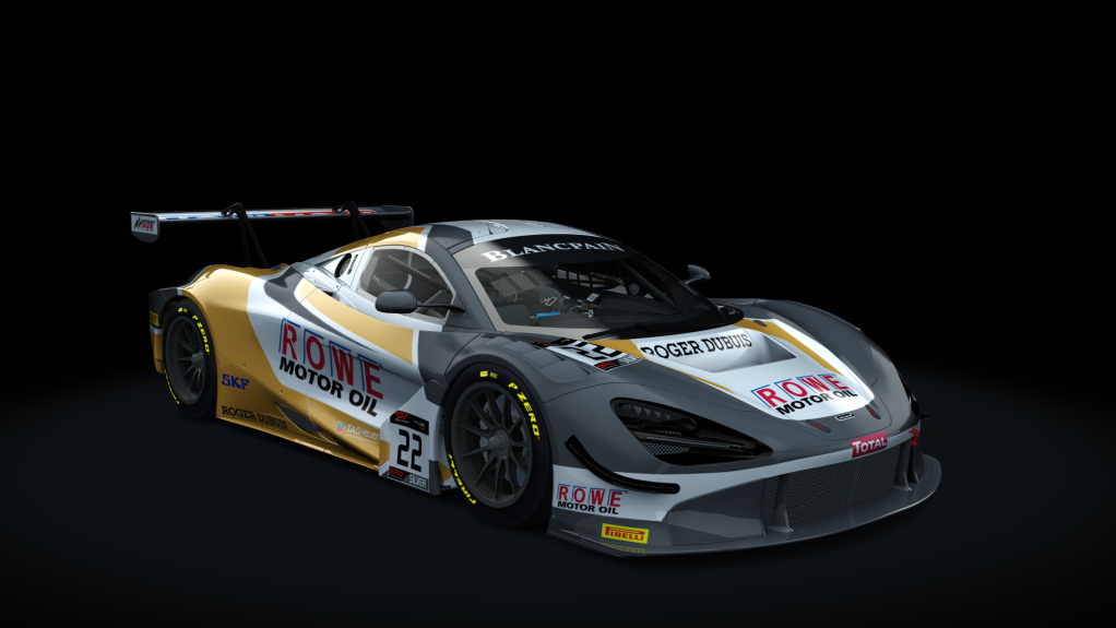 McLaren 720S GT3, skin rowe