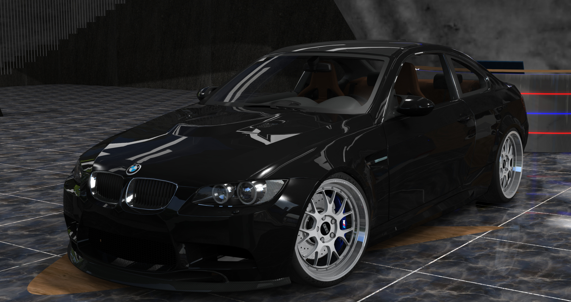 BMW M3 E92 DCT - Procharger, skin Azurite_Black