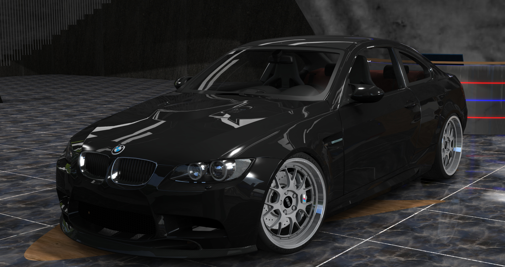 BMW M3 E92 DCT - Procharger, skin Black_Sapphire_metallic