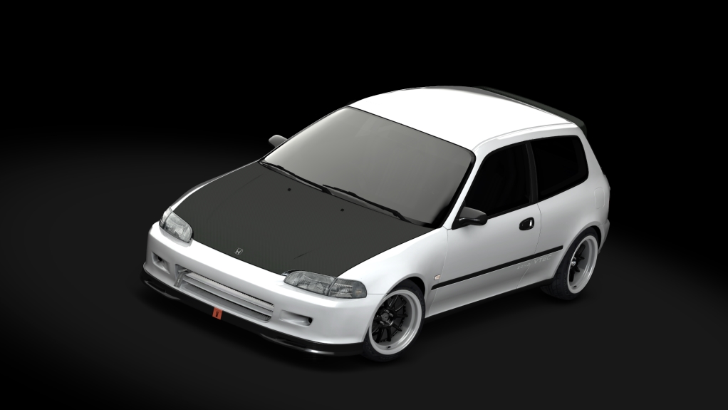 MSR Honda Civic EG6, skin white