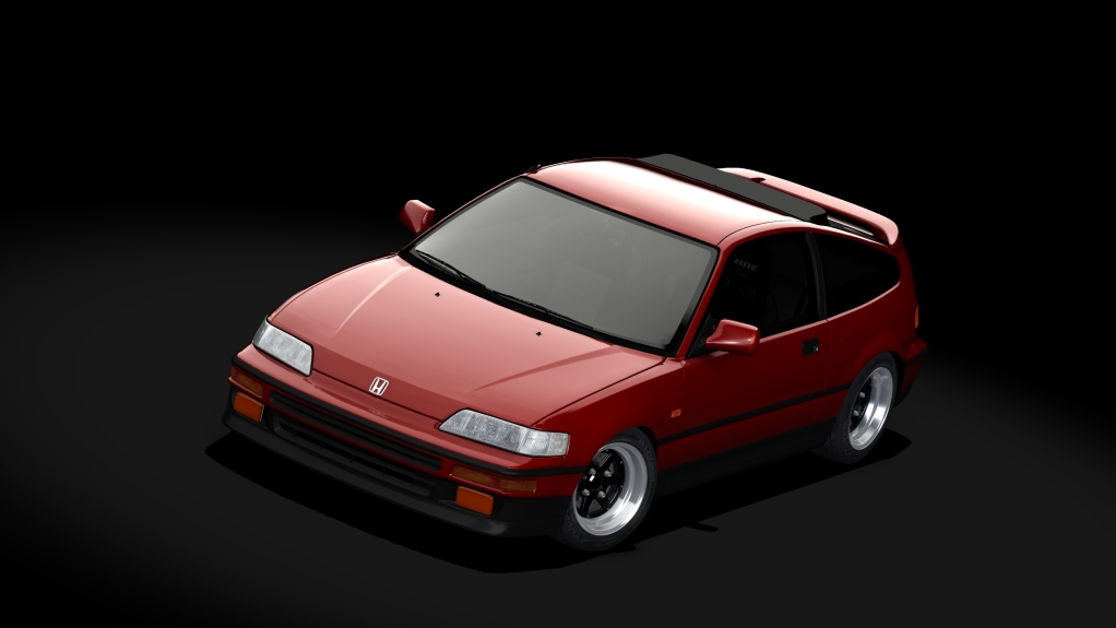 MSR Honda CRX EE8, skin Red