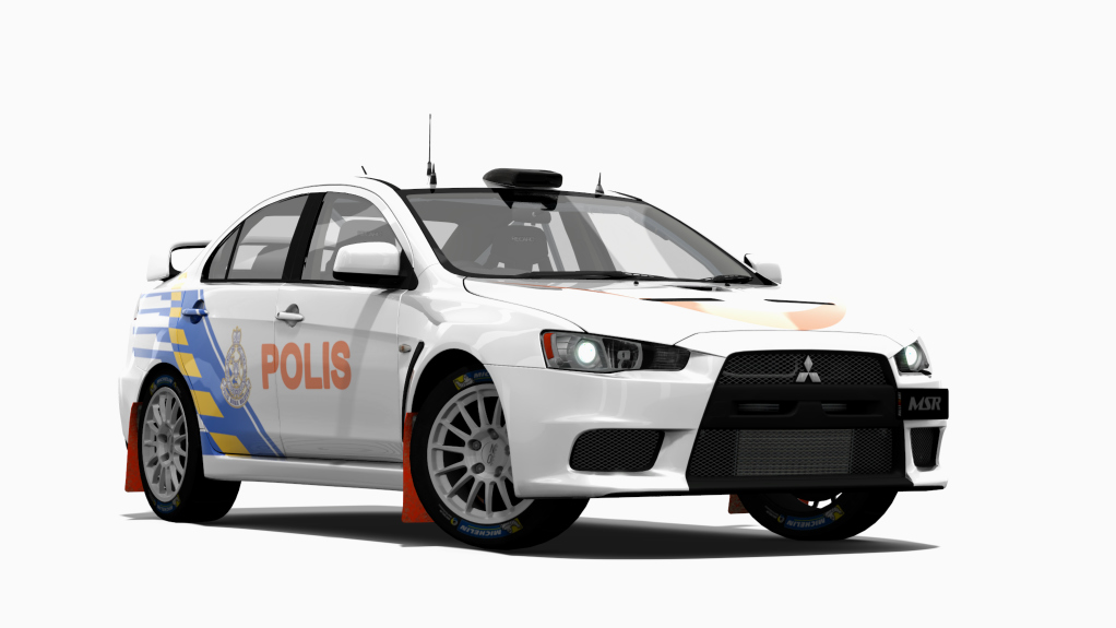 GrN Mitsubishi EVO X, skin Polis