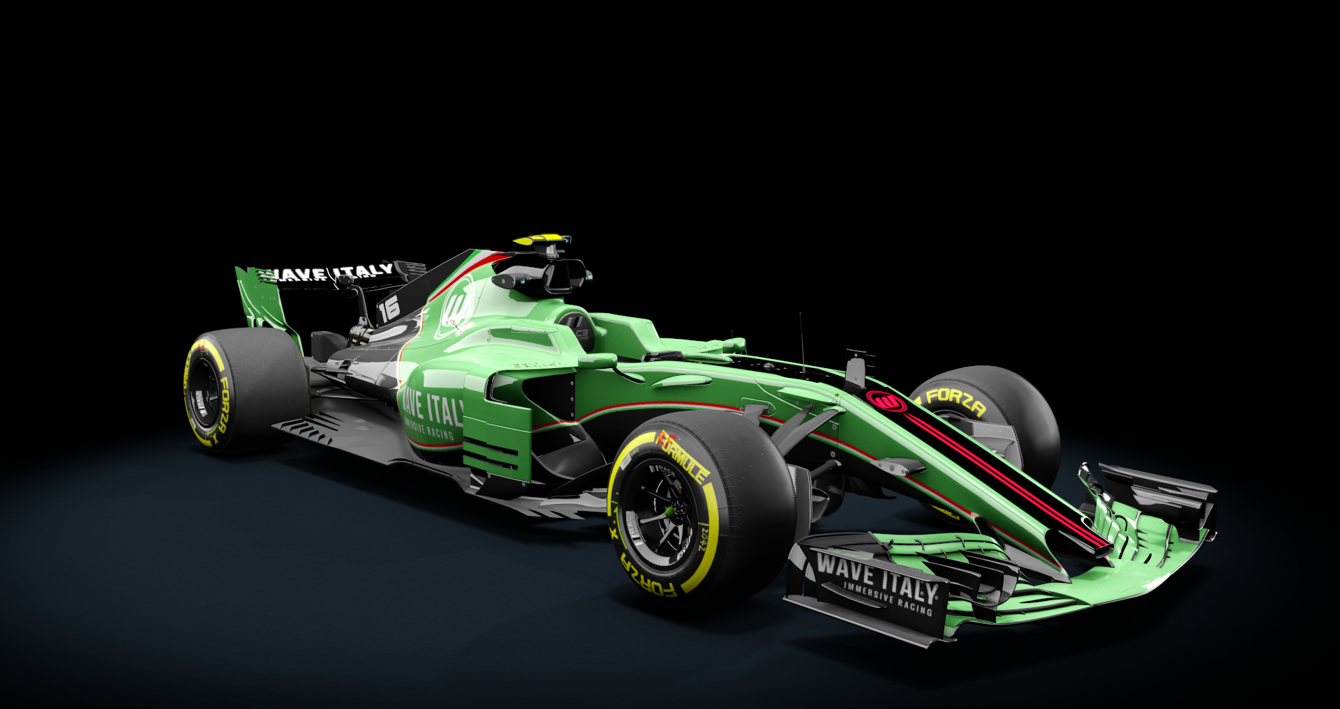 Formula Hybrid 2018 S1, skin 16_wave_italy_green