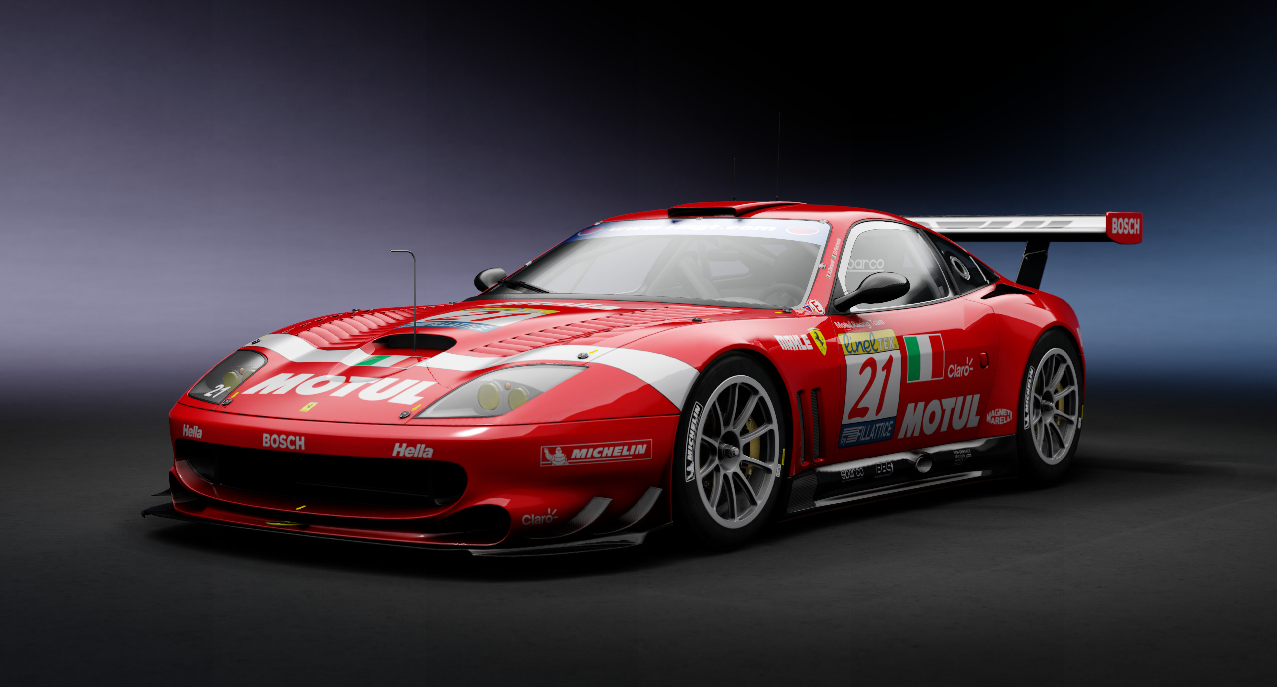 Ferrari 550 Maranello GT1, skin 21_Motul_Zanardi