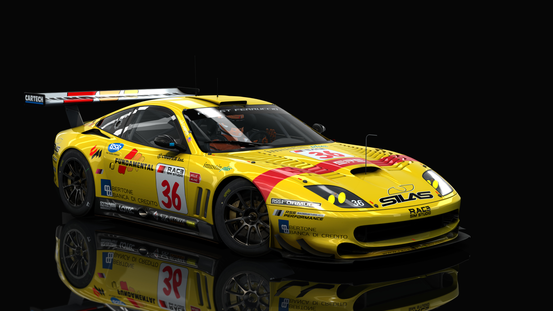 Ferrari 550 Maranello GT1, skin 36_fundamental_yellow_red