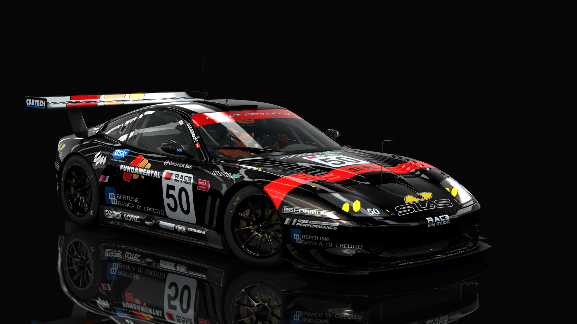 Ferrari 550 Maranello GT1, skin 50_fundamental_black