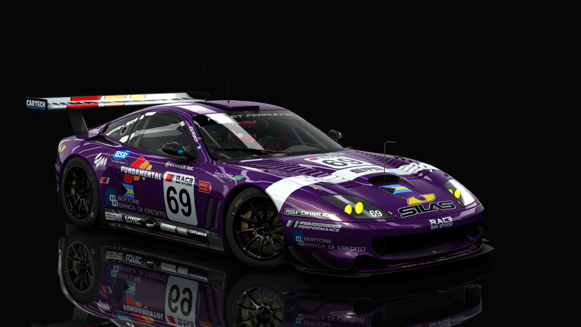 Ferrari 550 Maranello GT1, skin 69_fundamental_purple