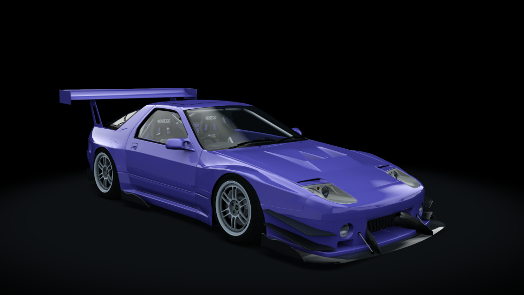 Mazda RX-7 FC3S Time Attack, skin DarkSlateBlue