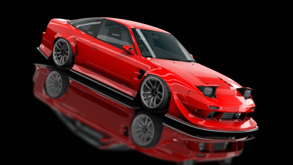 SlideBoizz Nissan 180sx v1.1, skin Red