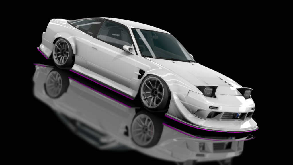 SlideBoizz Nissan 180sx v1.1, skin White