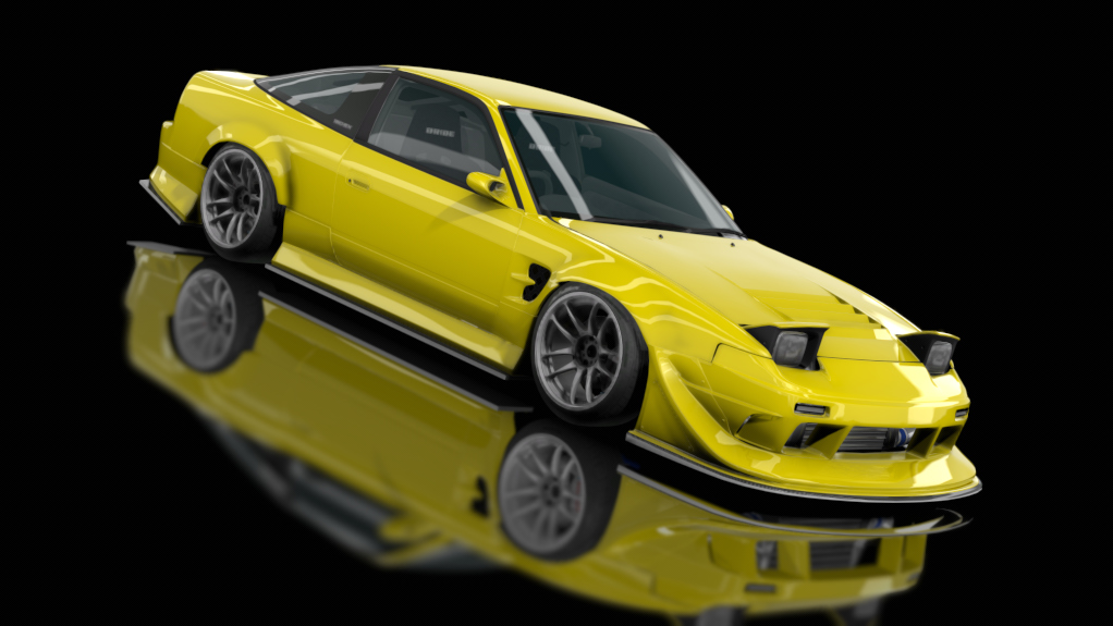 SlideBoizz Nissan 180sx v1.1, skin Yellow