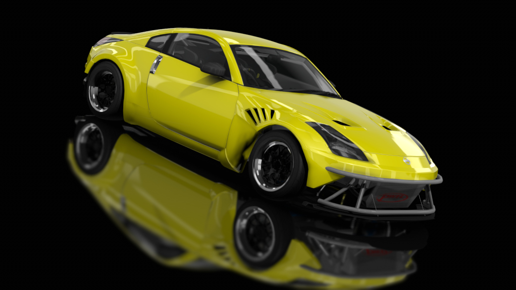 SlideBoizz Nissan 350Z v1.1, skin yellow