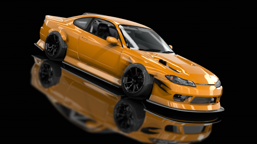 SlideBoizz Nissan S15 v1.1, skin Orange