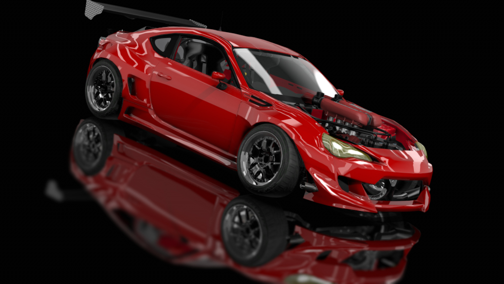 SlideBoizz Toyota GT4586 v1.1, skin red