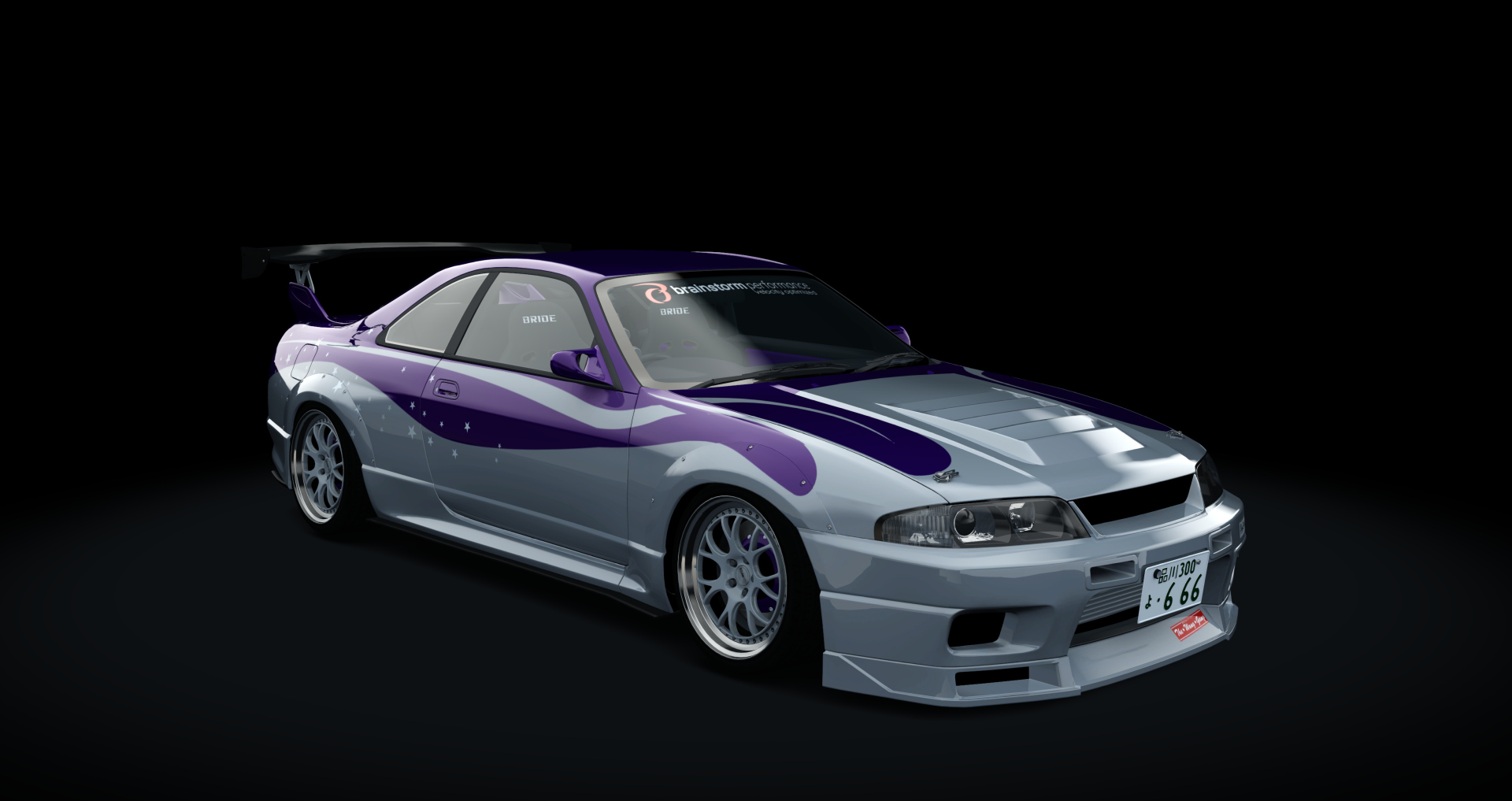 Nissan Skyline GTR R33 (S3 - Wangan), skin Brainstorm_performance