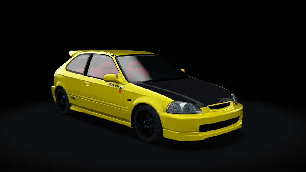 Spoon CIVIC TYPE R (EK) 260HP DEWRIPPERZ, skin Sunlight_Yellow
