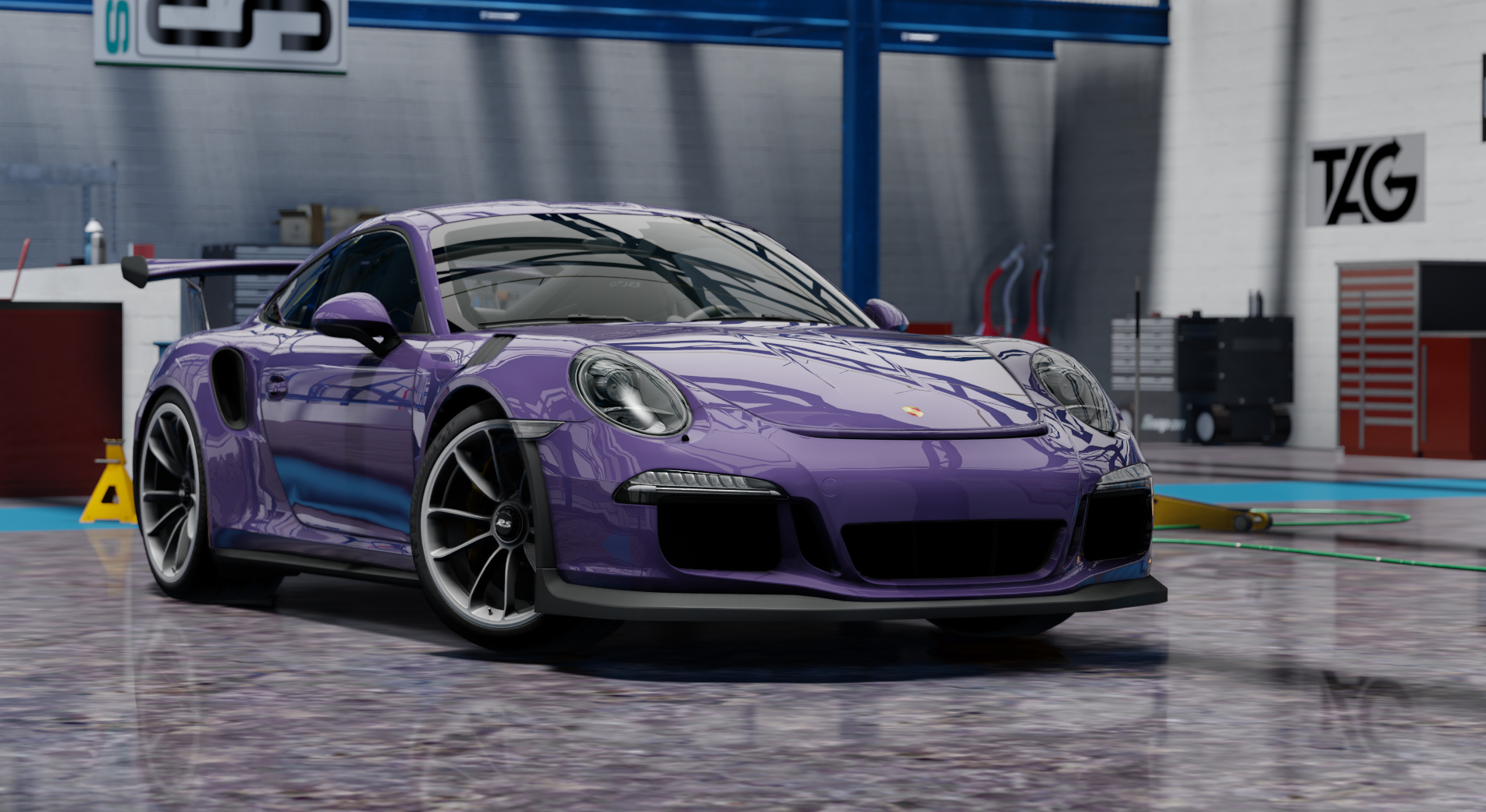 TGN Porsche 911 GT3 RS Stage 1, skin 01_ultraviolet