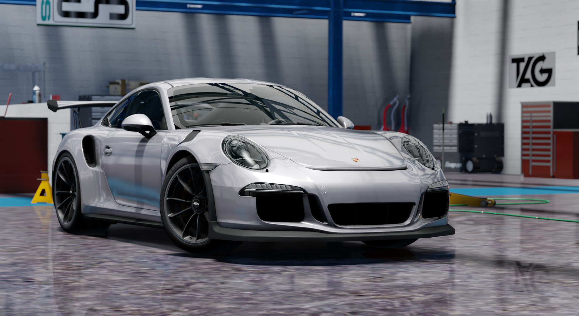 TGN Porsche 911 GT3 RS Stage 1, skin 02_gt_silver_metallic