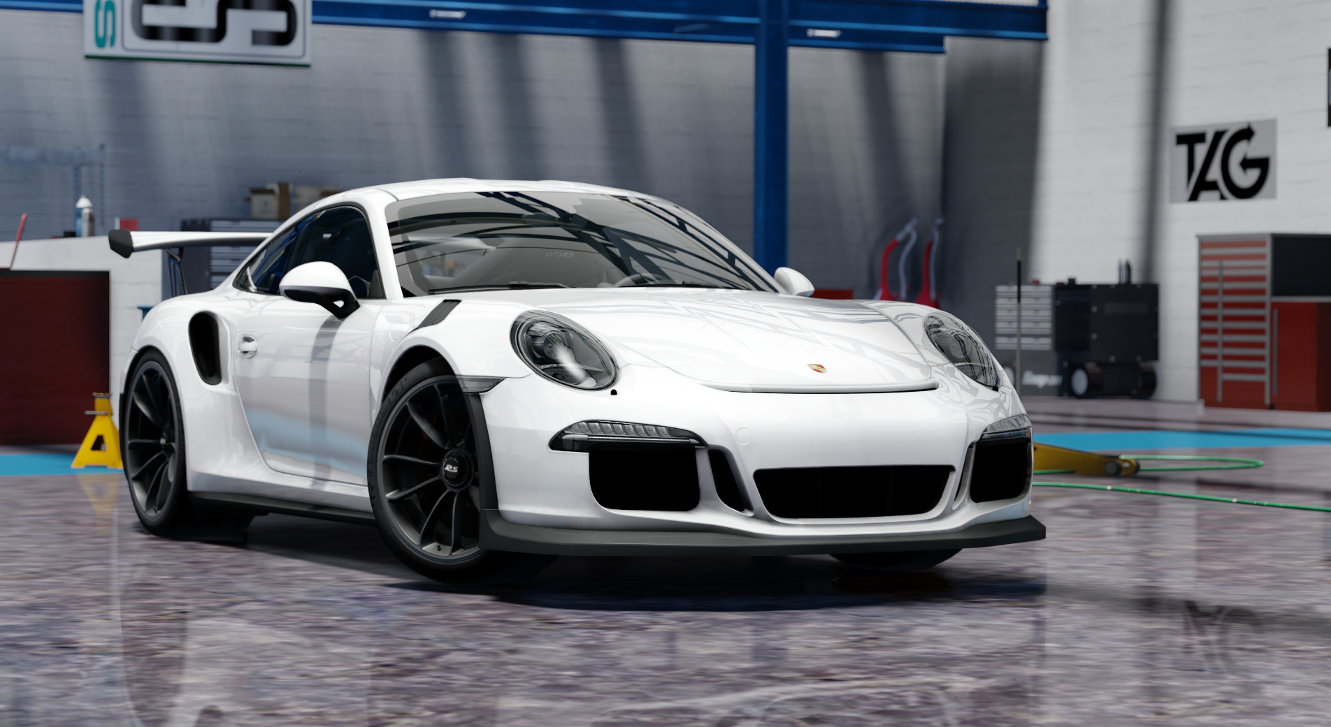 TGN Porsche 911 GT3 RS Stage 1, skin 03_white