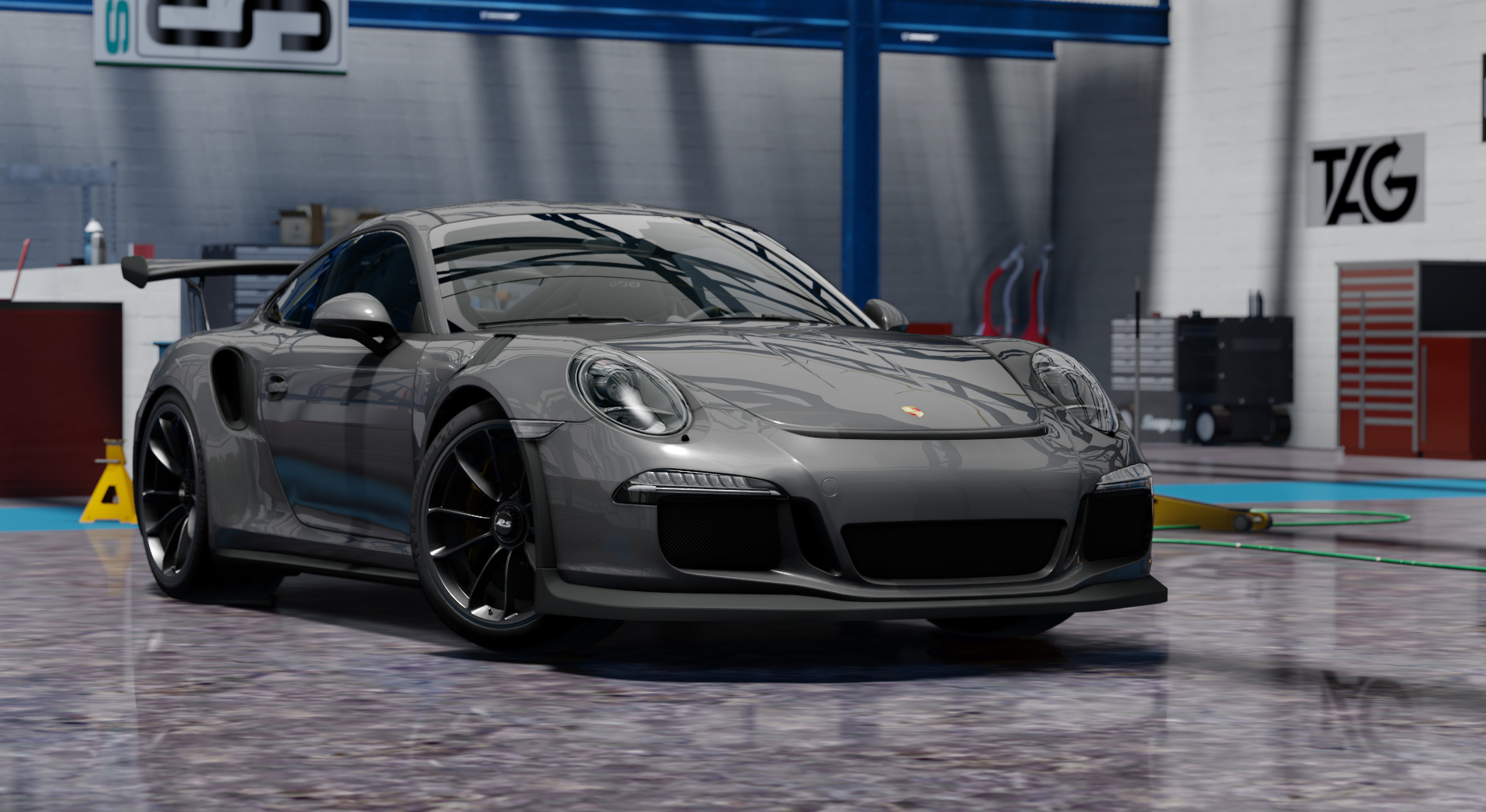TGN Porsche 911 GT3 RS Stage 1, skin Gunmetal