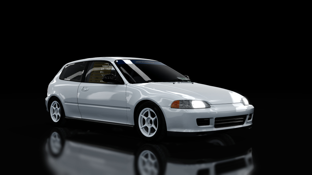 Honda Civic SiR-II [EG6] kanjo, skin spoon_white