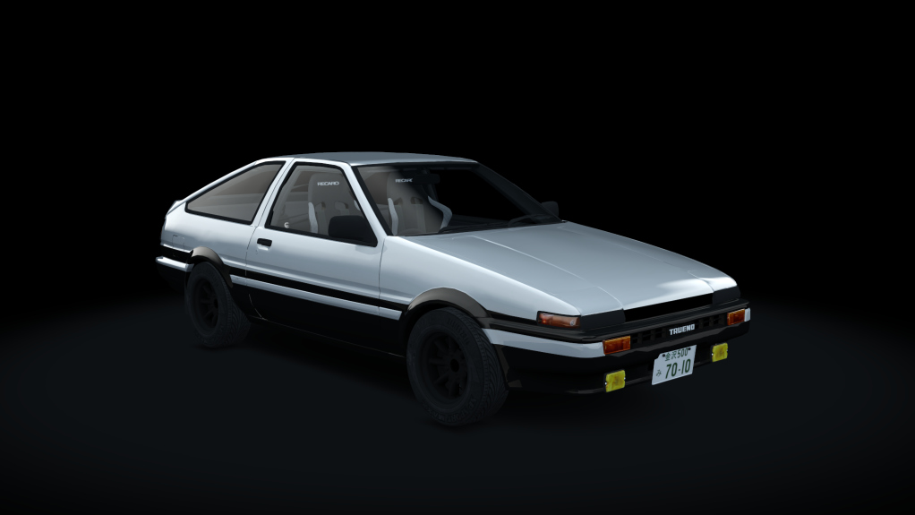 Toyota Sprinter Trueno GT-Apex Zenki 3door [AE86], skin High_Metal_Two_Tone