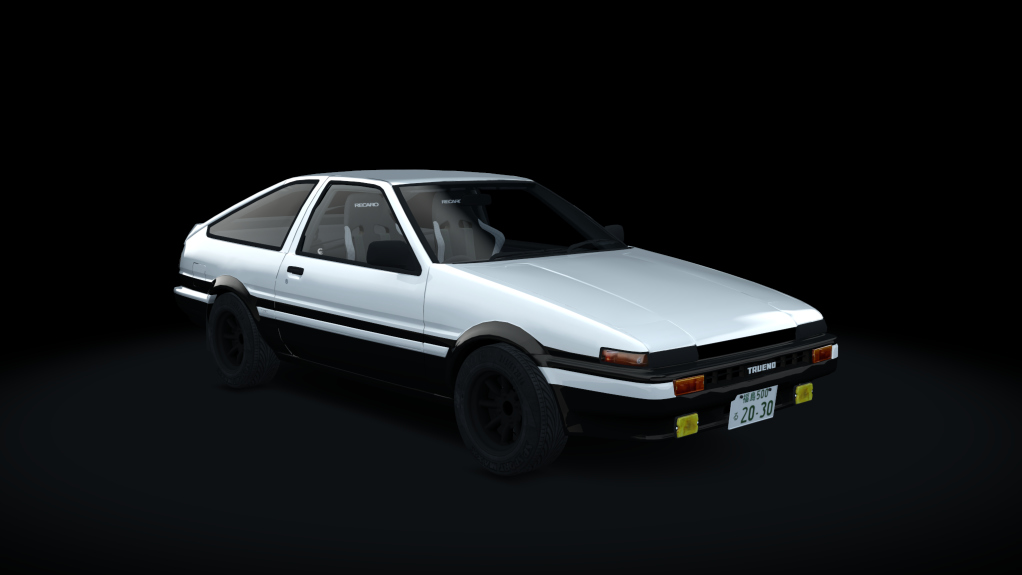 Toyota Sprinter Trueno GT-Apex Zenki 3door [AE86], skin High_Tech_Two_Tone