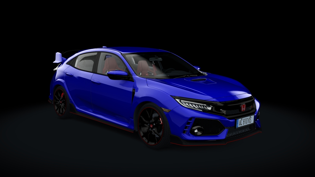 Honda Civic Type-R (FK8), skin Brilliant Sporty Blue Metallic