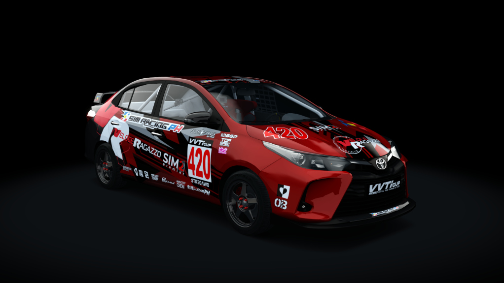 Toyota Vios - SRPH VVT-i Cup 2022, skin #420 M. Victa