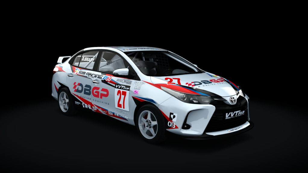 Toyota Vios - SRPH VVT-i Cup 2022, skin dbgp