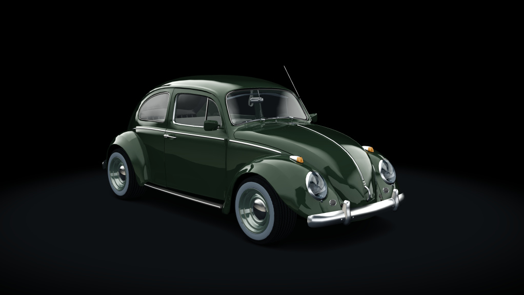 Volkswagen Beetle 1600s Type B, skin green