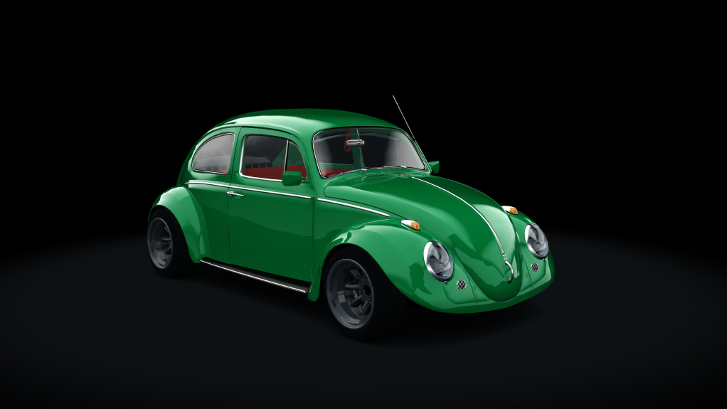 Volkswagen Beetle 1600s D-Spec, skin green