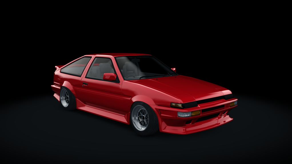 Toyota AE86 WDT Street, skin red